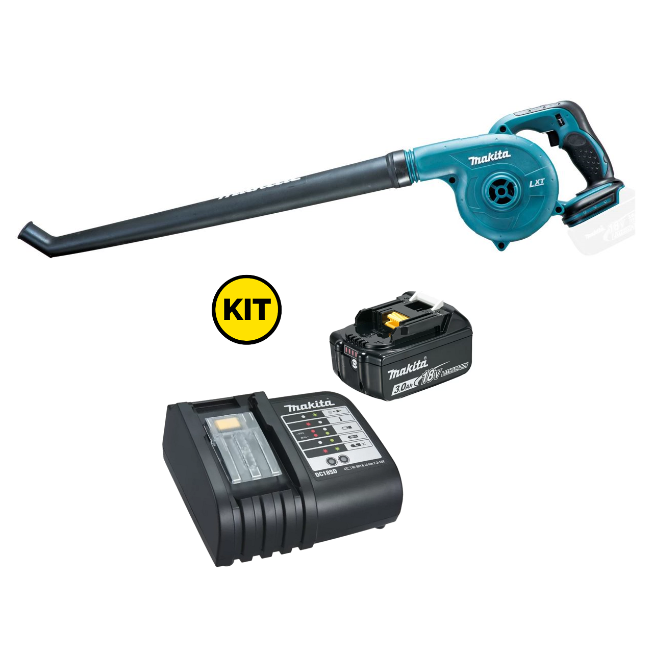 Soprador à Bateria 18V DUB183Z + Bateria/Carregador 3Ah Makita | COREBRAL