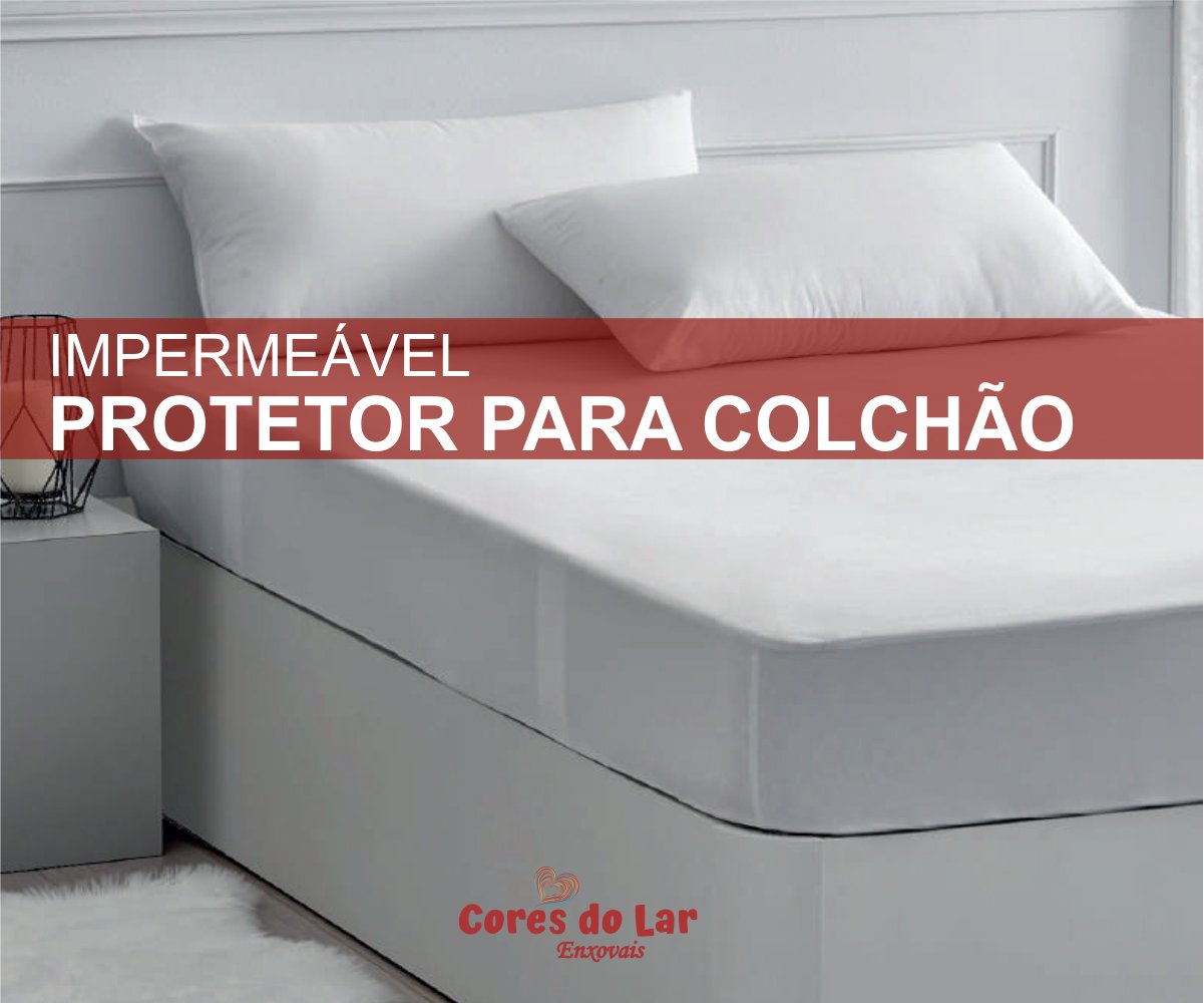 Protetor Impermeável de Colchão Casal - Protect Care - Branco