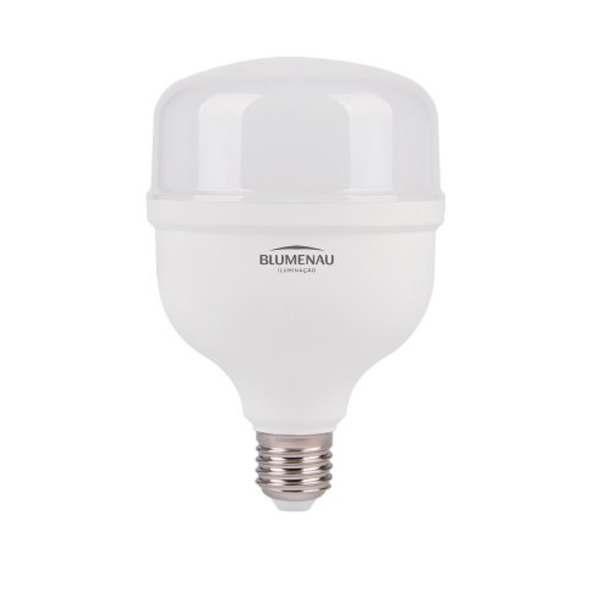 lampada super led bulbo alta potencia 40w biv e27 6500k blumenau iluminacao