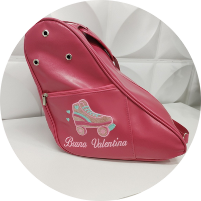 Bolsa Porta Patins Personalizada Pink Compartimento Simples – Coutre Bolsas