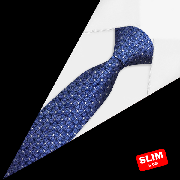 Gravata Slim Jacquard Azul Claro Gravata Slim Jacquard Azul Claro