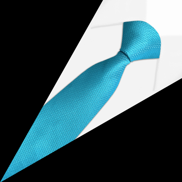 Gravata Jacquard Azul Turquesa Gravata Jacquard Azul Turquesa
