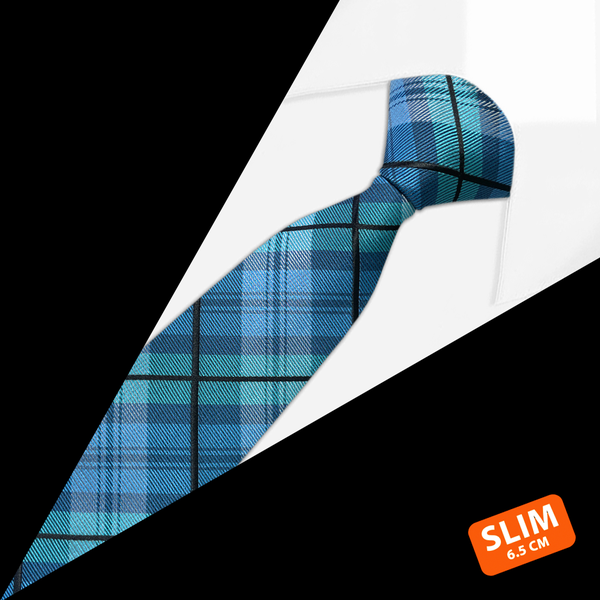 Gravata Slim Xadrez Azul Royal Gravata Slim Xadrez Azul Royal