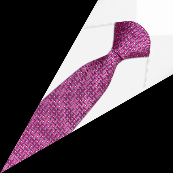 Gravata Jacquard Pink Gravata Jacquard Pink