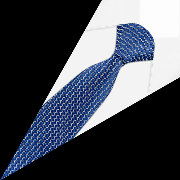 Gravata Jacquard Azul Royal Gravata Jacquard Azul Royal