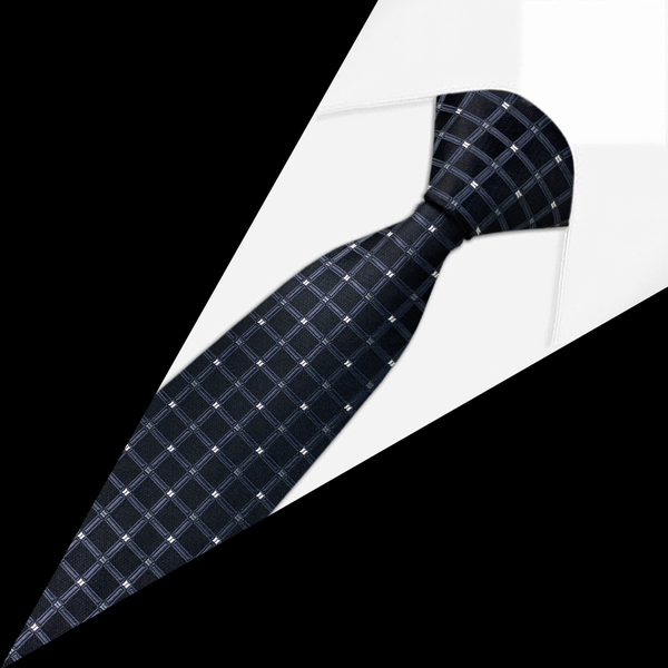 Gravata Jacquard Preta Gravata Jacquard Preta