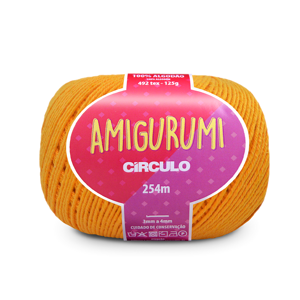Fio linha amigurumi c rculo 125g 4146 gema