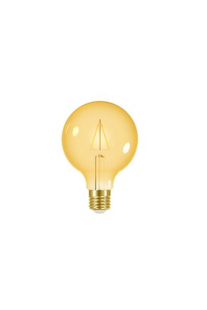 lamp led filamento vintage globo g95 autovolt ambar