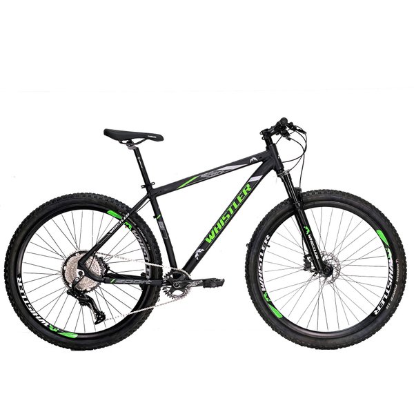 111993 6 bicicleta aro 29 whistler s6 12v hidraulico 2022 preto verde
