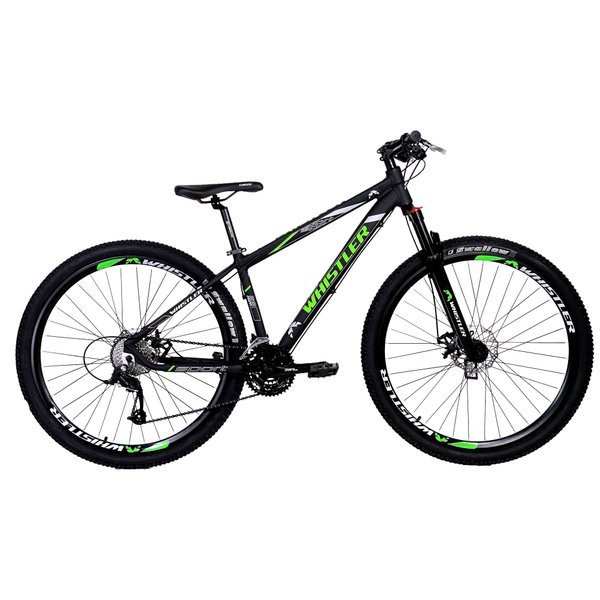 111910 8 bicicleta aro 29 whistler s1 24v mecanico 2022 preto verde