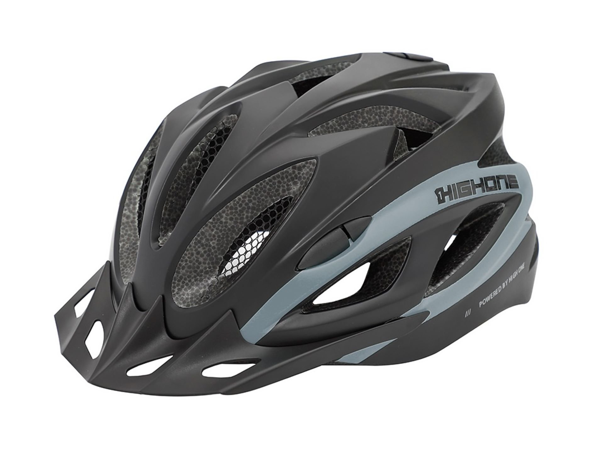 Capacete High One (G) Win Preto e Cinza - Dárien Bike Shop