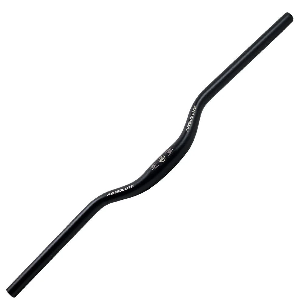 Guidão 720mm 31.8 MTB Absolute Curvo 40mm HB-001 Preto
