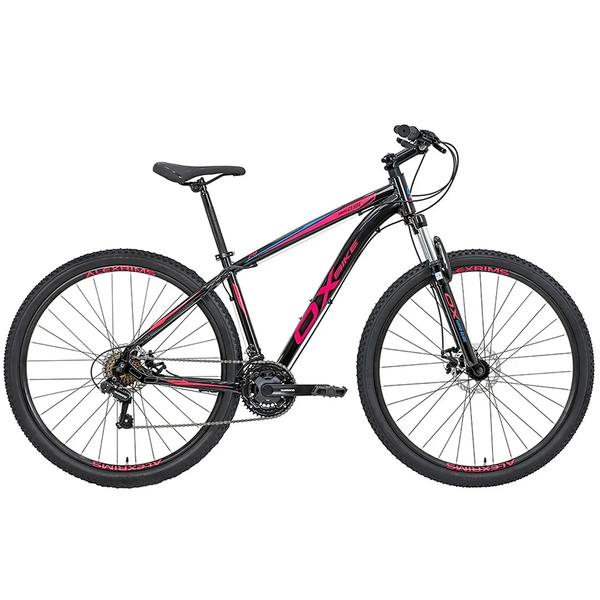 110044 1 bicicleta aro 29 ox glide preto rosa azul