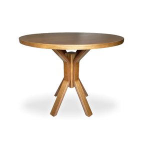 mesa madeira redonda para bar restaurante lanchonete grecia