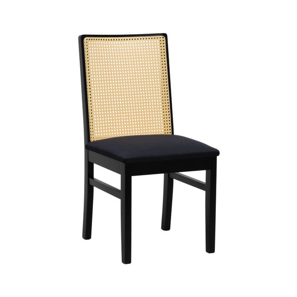 cadeira perola preta linho preto textura 1