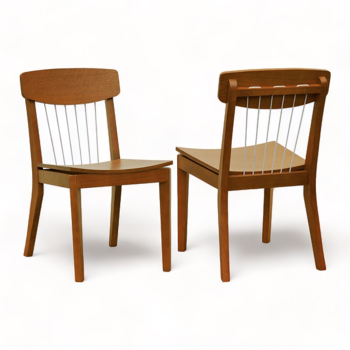 kit 2 cadeiras torii amendoa sombra