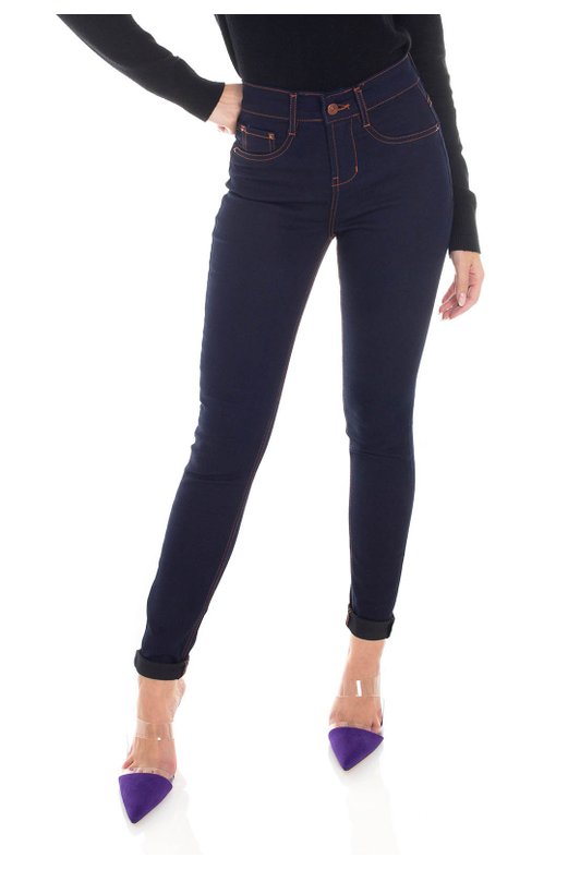 Jeans Skinny talle alto con Lyocell, Ofertas em jeans de mulher