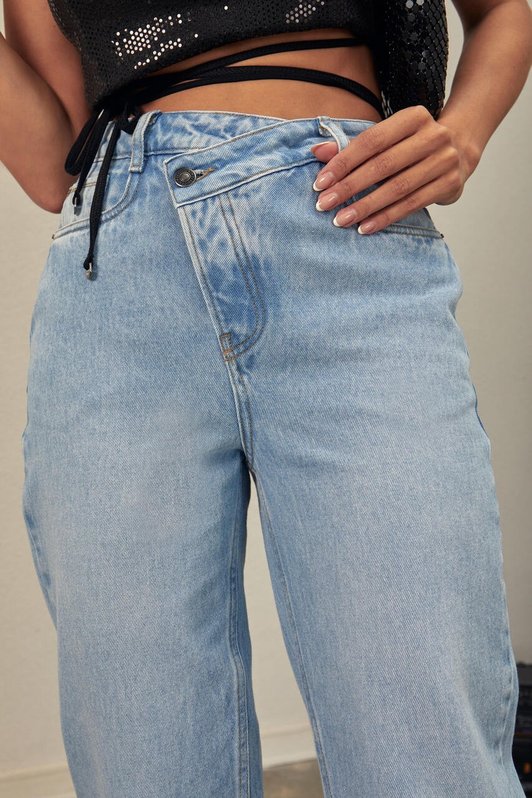 Calca Calca Jeans Jeans Casual Lp Easy Feminino - Loja Dispa