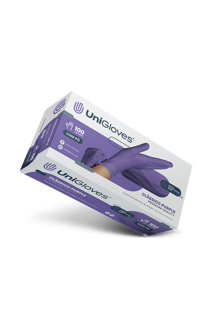 caixa classico purple unigloves brasil