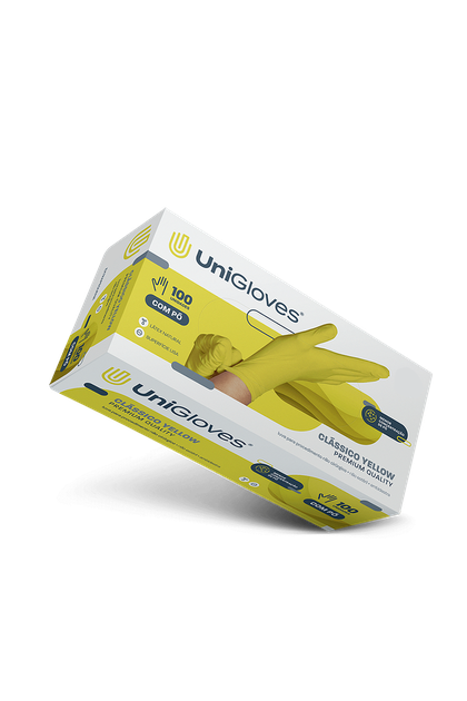 caixa classico yellow unigloves brasil