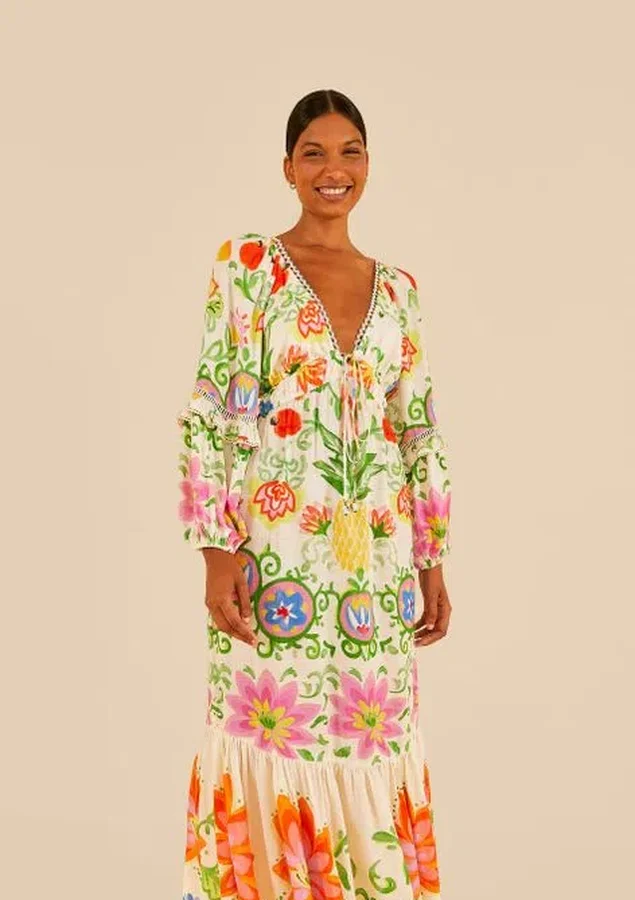 Vestido Aqua estampado