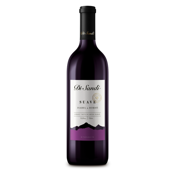 tinto suave isabel e bordo 750ml