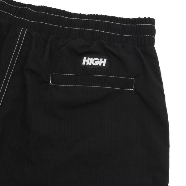 Calça High Jeans Baggy Pants Black