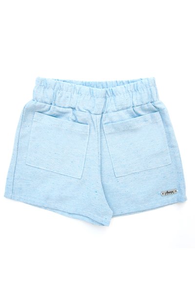 Shorts Jeans Feminino Bunny Francila Azul - Ane Jeans - 11 Anos