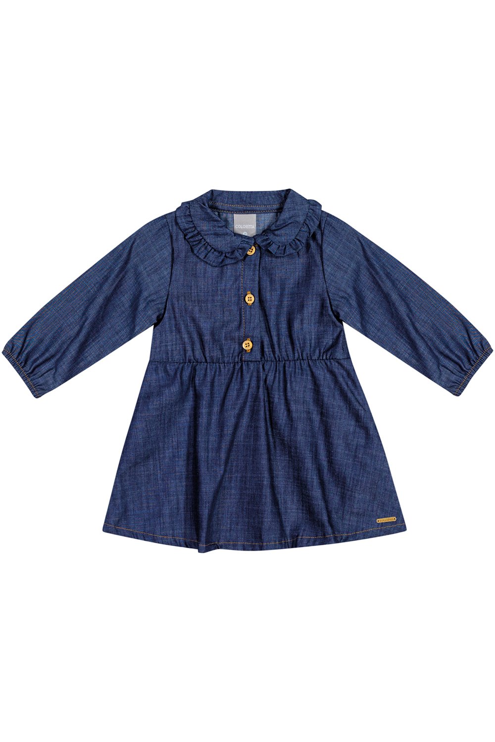 Vestido jeans best sale bebe 1 ano