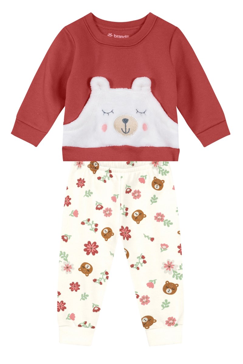 Conjunto moletom brandili bebe hot sale