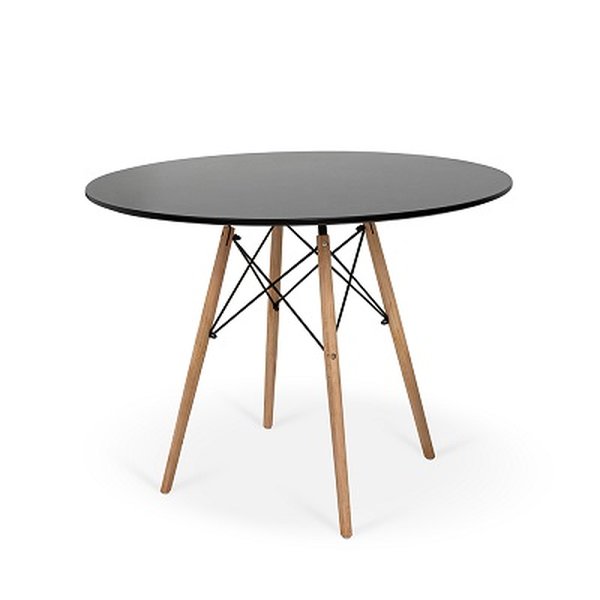 Mesa Eames Rectangular 120x80 Negra - Decorando Shop