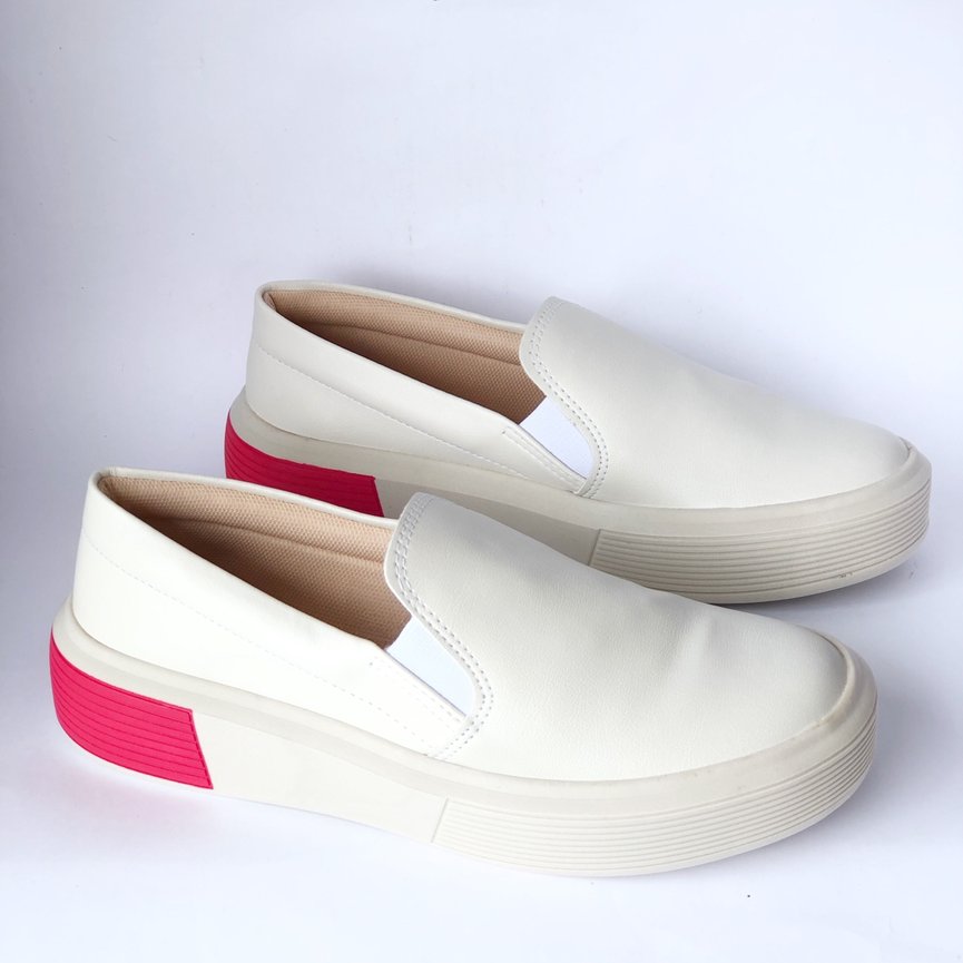 Slip on best sale beira rio branco