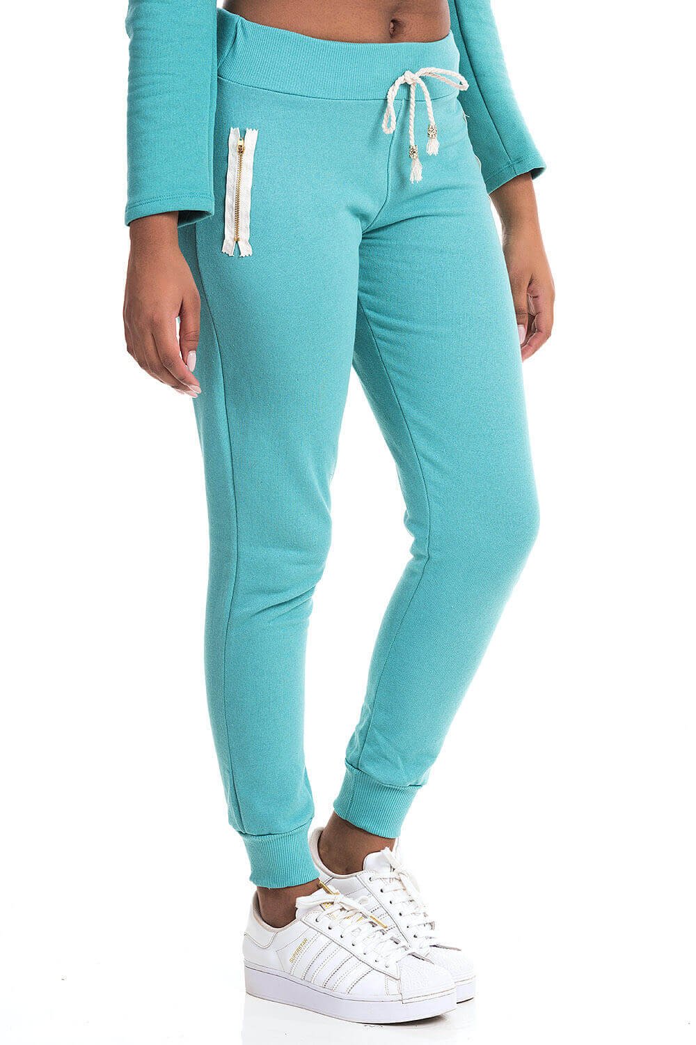 Calça Jogger Moletom Peluciado Feminino Wind Life