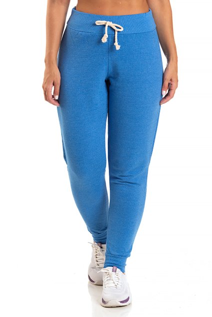 Calça Jogger Feminina Influence Fashion Premium Azul - Jeans