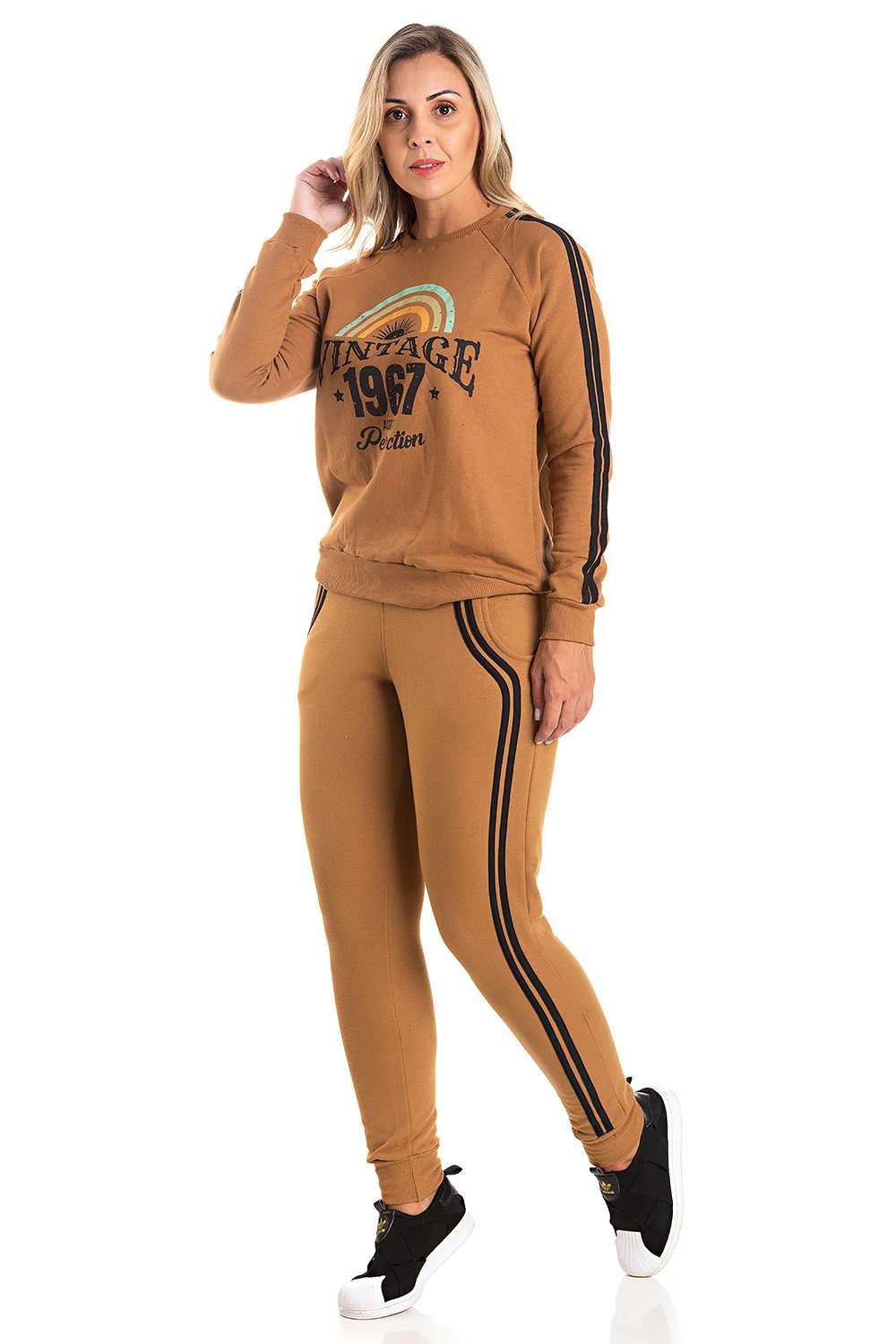 Moletom vintage feminino 2025