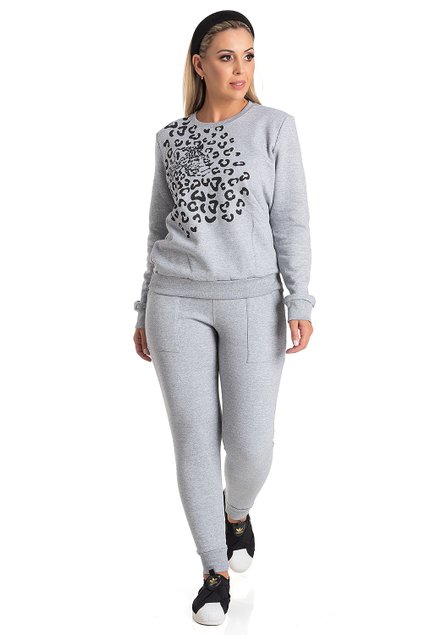 Conjunto Moleton Confort Peluciado Josi Mescla