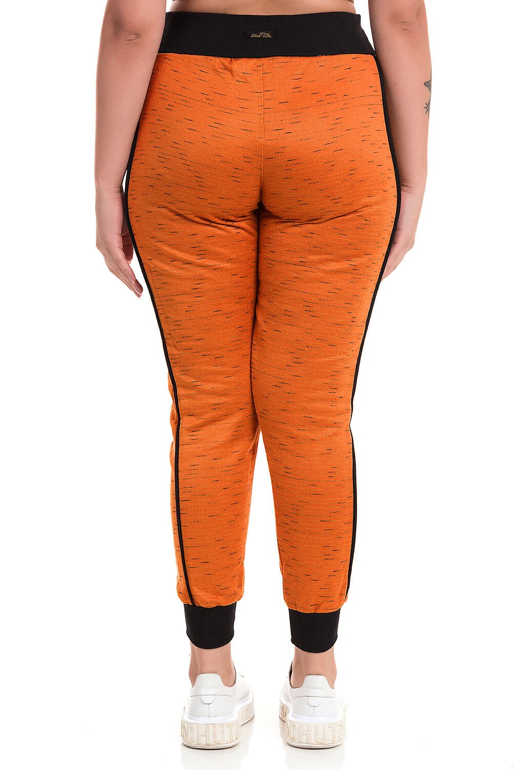 Calça Moleton Jet Peluciado Feminino Wind Life Laranja
