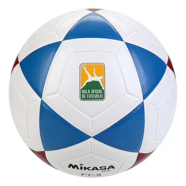 Bola De Futevolei Mikasa FT-4 Couro - Amarelo e preto em Promoção