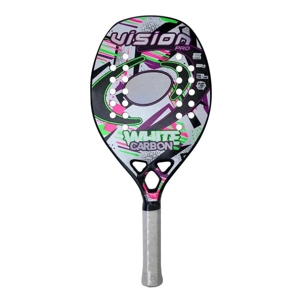 Racchetta Beach Tennis Vision White Carbon Team 2023 - Foto 7