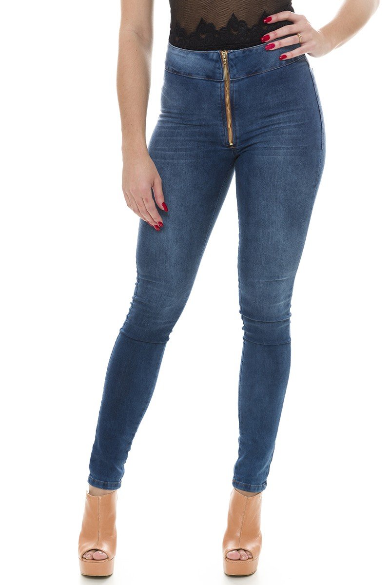 Calça jeans sale com bolso embutido