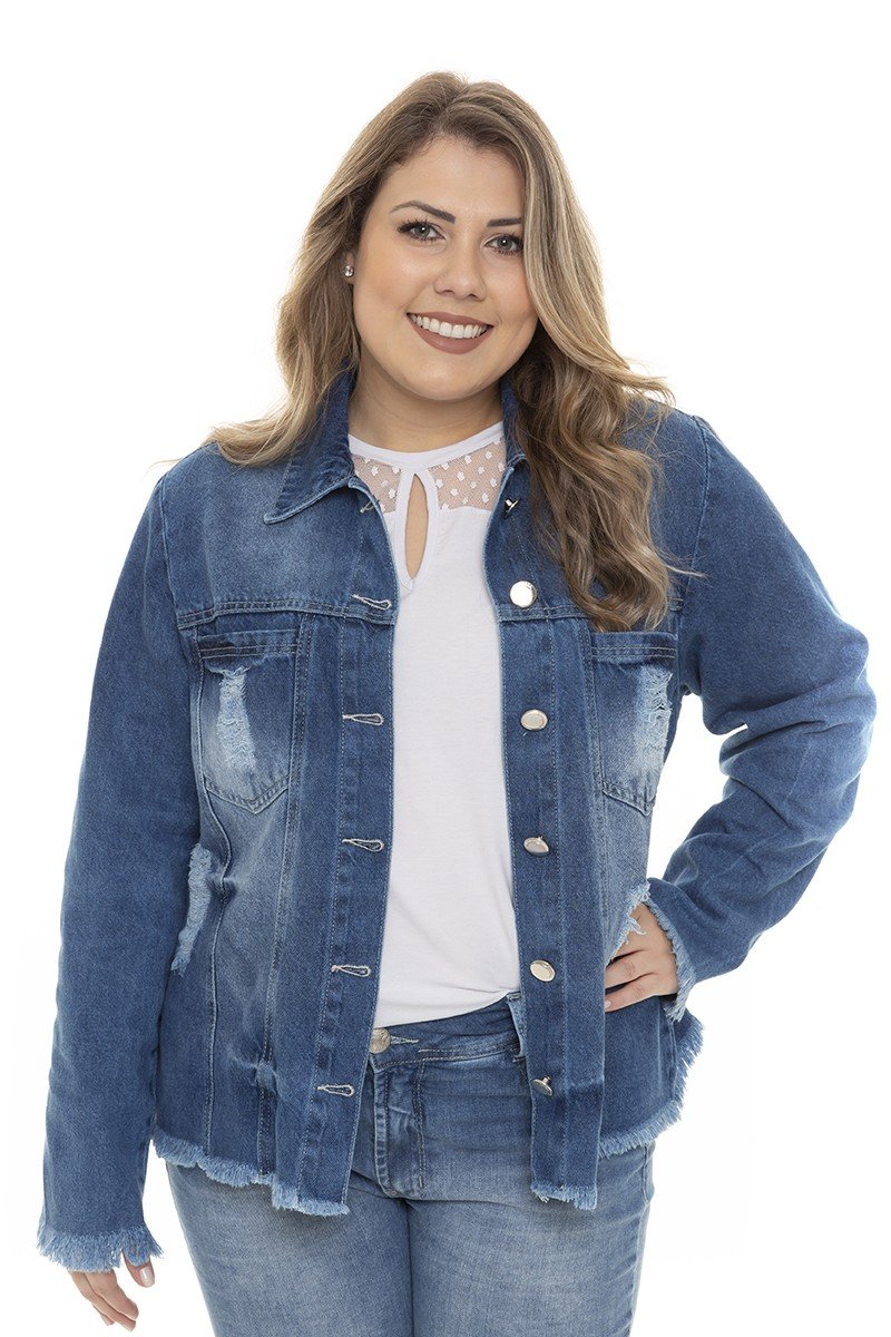 Jaquetas femininas deals plus size