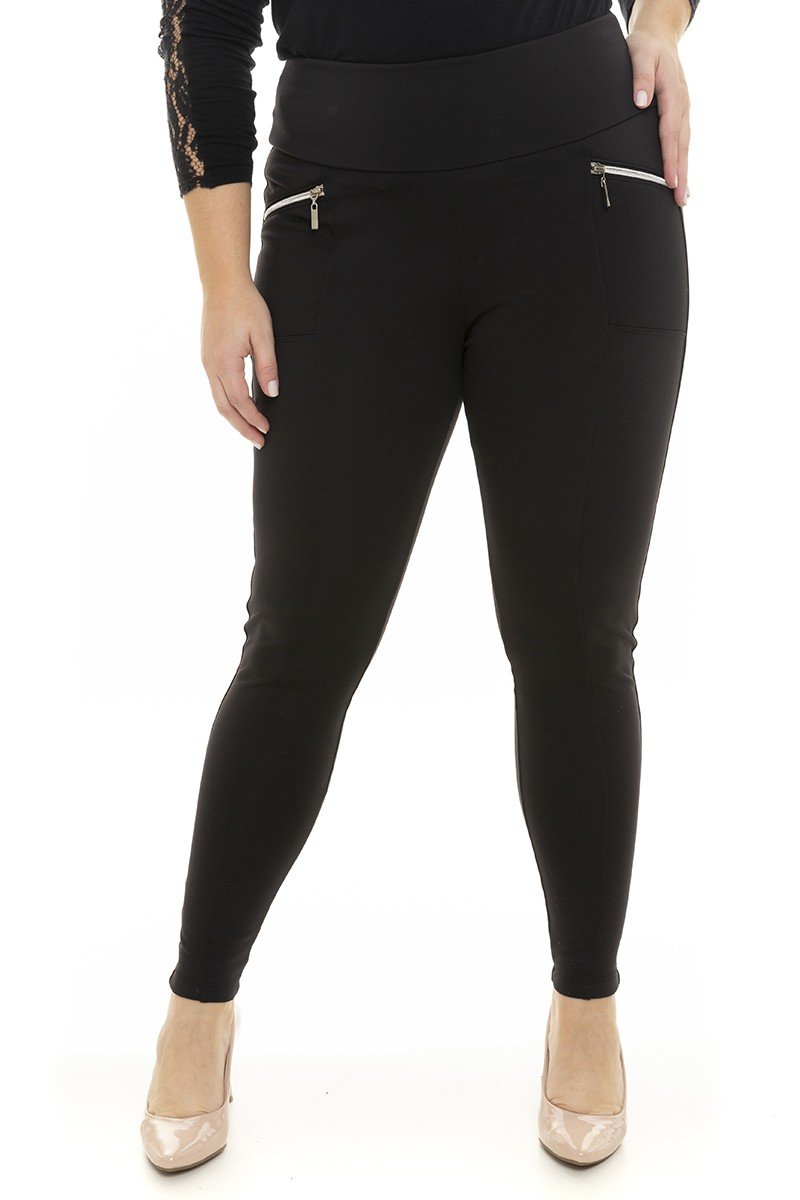 Calça legging best sale montaria com ziper