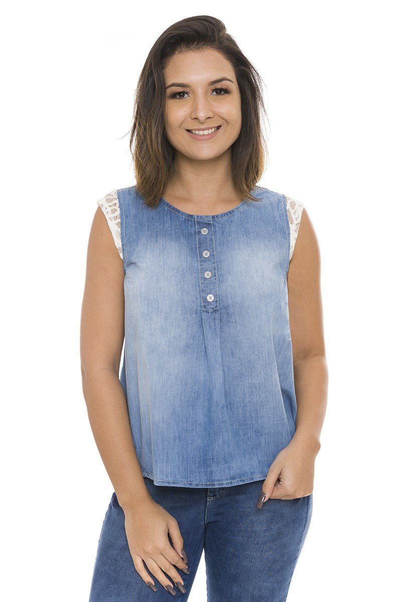 Jeans blusa sales