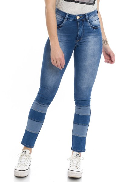 Calça Jeans Comfort com elástico Camille