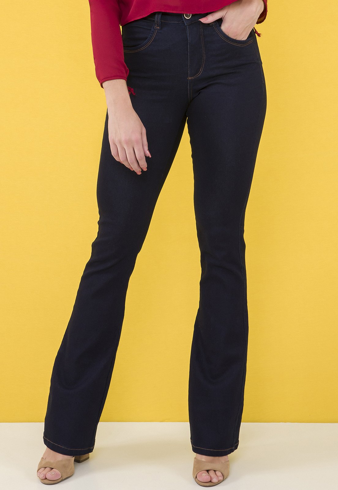 Calça jeans feminina sales 48