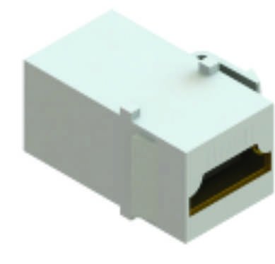 Conector Emenda HDMI branco QM 99080jpg