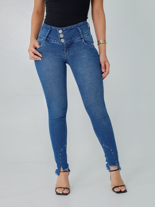 Calça Wide Leg Jeans Safira - Puvis Store