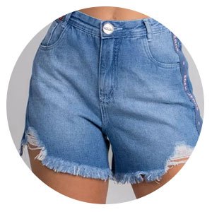 Short Jeans Feminino Slouchy
