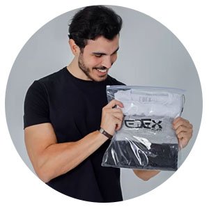 kit t shirt masculina edex