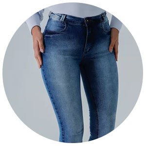 kit 2 calcas jeans femininas